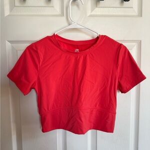 JoyLab Women's Red Crop Top